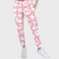 Women's Puff Sleeves Cute Teeth  Printed Scrub Set SAA20
