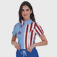 Women's Button-Down American Element Printed Scrub Set SSA10