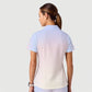 Women's Casual Shirt Collar Gradient Printed Scrub Set ST91214
