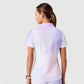 Women's Casual Shirt Collar Gradient Printed Scrub Set ST91215
