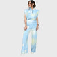 Women's Clouds Ombre Printed Scrub Set SF91211