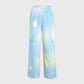 Women's Clouds Ombre Printed Scrub Set SF91211