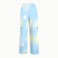 Women's Clouds Ombre Printed Scrub Set SF91211