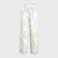 Women's Stand-Up Tie Zipper Gradient Printed Scrub Set SF91212