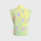 Women's Stand-Up Tie Zipper Gradient Printed Scrub Set SF91213
