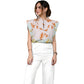 Women's Floral Ombre Printed Scrub Set SF91214