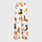 Women's Stand-Up Tie Zipper Halloween Printed Scrub Set SF91221