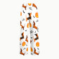 Women's Stand-Up Tie Zipper Halloween Printed Scrub Set SF91221