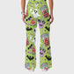 Women's Casual Shirt Collar Halloween Printed Scrub Set SJ9271