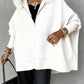 Women Fur Collar Solid Color Casual Jacket
