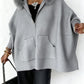 Women Fur Collar Solid Color Casual Jacket