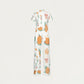 Women's Slim Fit Thanksgiving Day Print Scrub Jumpsuit TJ10201