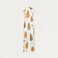 Women's Slim Fit Thanksgiving Day Print Scrub Jumpsuit TJ10204