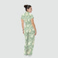 Women's Relaxed Fit Vintage Art Printed Scrub Jumpsuit CJ10272