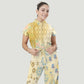 Women's Relaxed Fit Vintage Art Printed Scrub Jumpsuit CJ10274