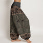Pure Cotton Elegant Mandala Flowers Design Women's Elastic Waist Harem Pants