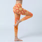 Symmetrical Geometric Pattern Print Gym Leggings Women's Yoga Pants