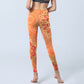 Symmetrical Geometric Pattern Print Gym Leggings Women's Yoga Pants