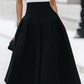 Chic Striped Sleeveless Midi Dress With Pockets