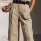 Minimalist Structured Sleeveless Top And Tailored Bermuda Shorts Set
