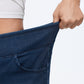 Stretchy Pull-On Wide-Leg Knit Jeans