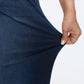 Stretchy Pull-On Wide-Leg Knit Jeans