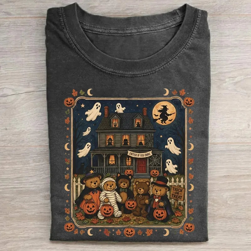 Vintage 90s Bears Halloween T-Shirt