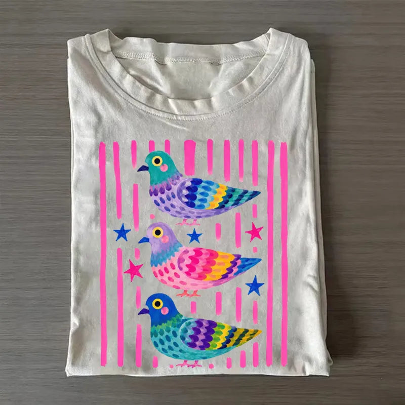 Colorful Pigeon T-Shirt