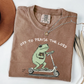 Funny Frog Off To Praise The Lord Christian T-shirt