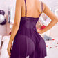 Womens Lace Bodysuit Teddy Chemise Sexy Nighty Mesh Sleepwear