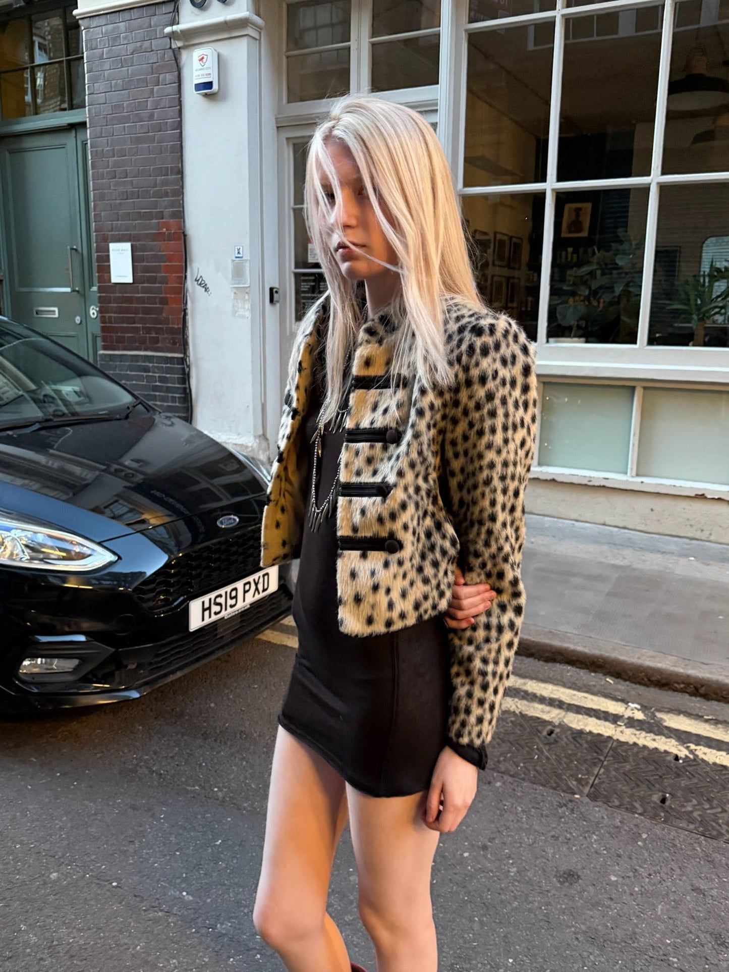 Romy Snow Leopard Jacket