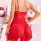 Womens Lace Bodysuit Teddy Chemise Sexy Nighty Mesh Sleepwear