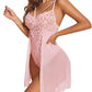 Womens Lace Bodysuit Teddy Chemise Sexy Nighty Mesh Sleepwear