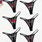 Low Rise T-back Mesh Panties