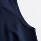Navy Sleeveless Plunge-Neck Wide-Leg Jumpsuit