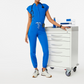 Women's 8 Pockets Cargo Scrub Jumpsuit