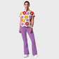Women's Printed Scrub Set YHSC1