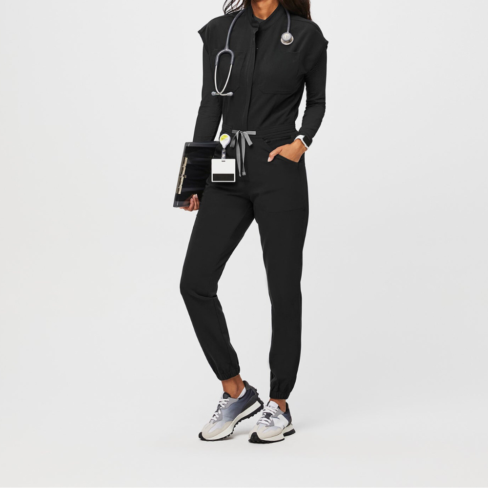 Women's 8 Pockets Cargo Scrub Jumpsuit