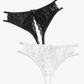 Lace Panties Floral Lace Briefs with Bow