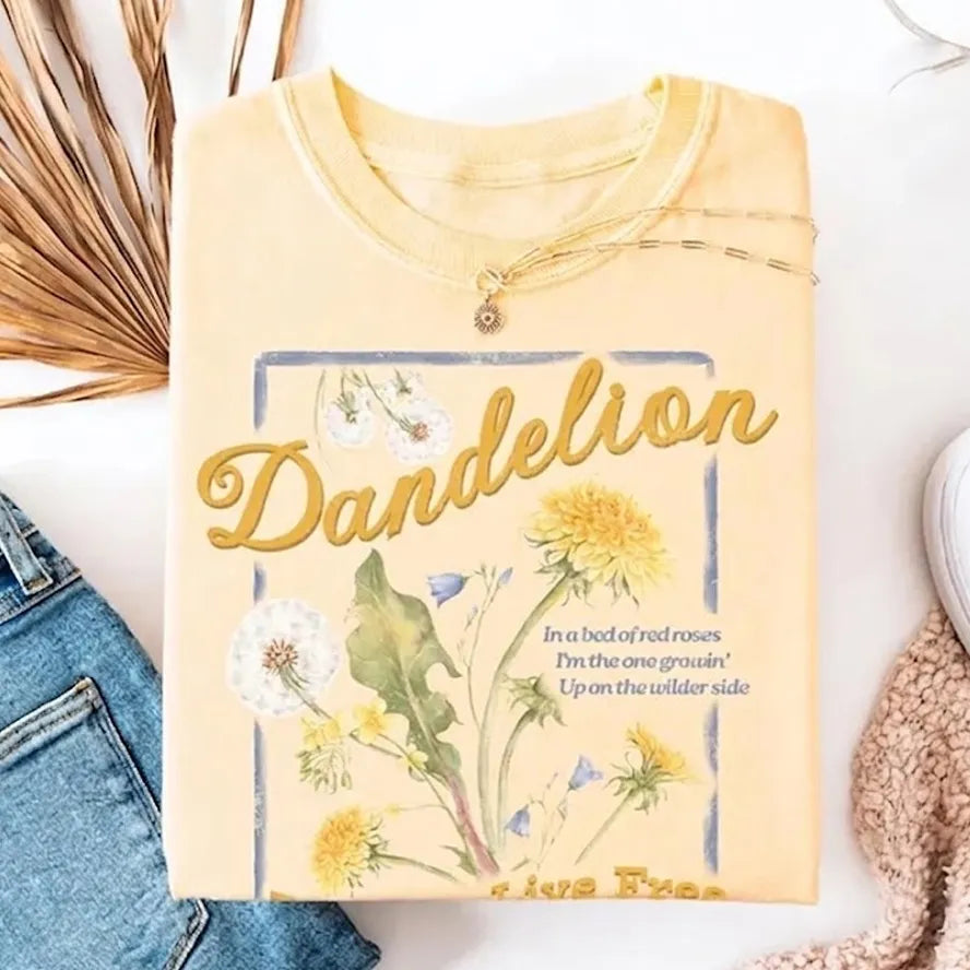Dandelion Lyrics T-Shirt