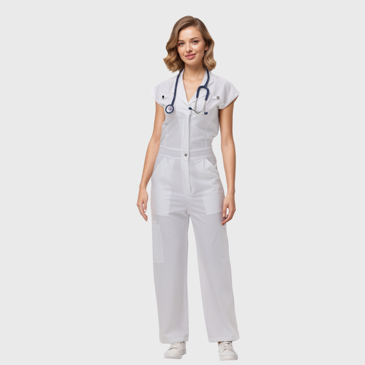 Women's Wide Leg Scrub Jumpsuit™