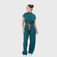 Women's 4-Pocket Loose Fit Scrub Jumpsuit Jog009