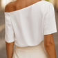 Sophisticated One-Shoulder Satin Blouse