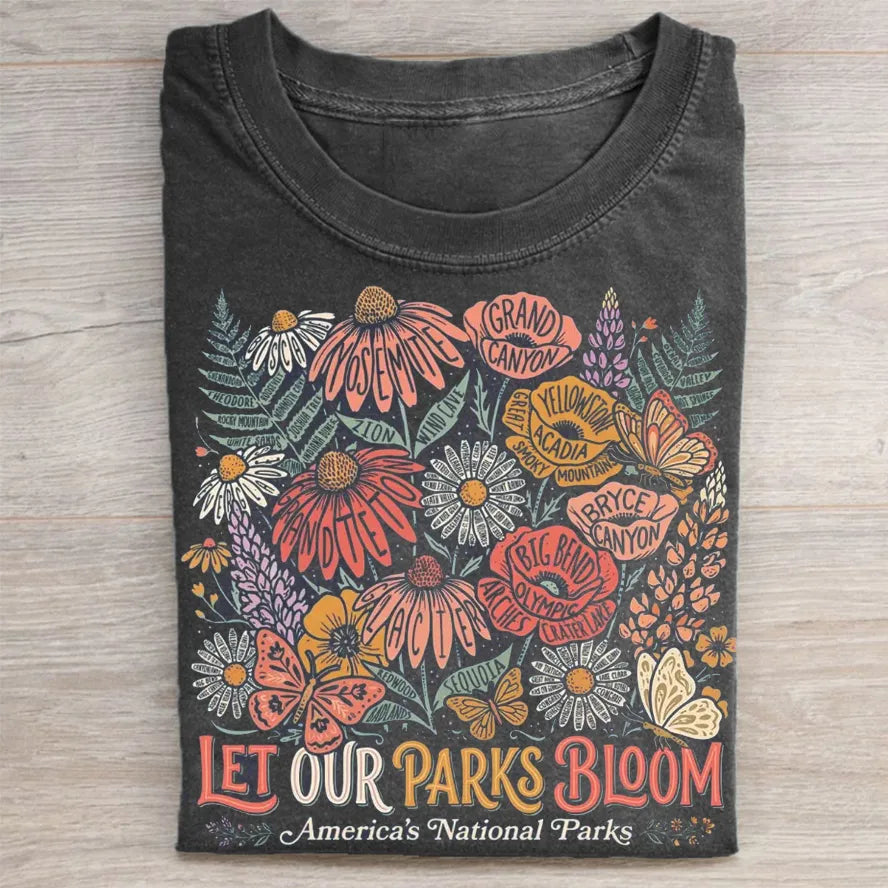 63 National Parks Wildflower T-shirt