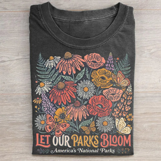63 National Parks Wildflower T-shirt