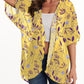 Women's Lightweight Chiffon Kimono Cardigan – Printed Sun Protection Cover-Up for Mature Style