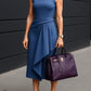 Elegant Irregular Seamless Midi Dress