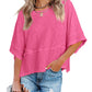 Limited time sale🔥Women's Summer Casual Crewneck Batwing Half Sleeve Tee