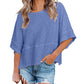 Limited time sale🔥Women's Summer Casual Crewneck Batwing Half Sleeve Tee