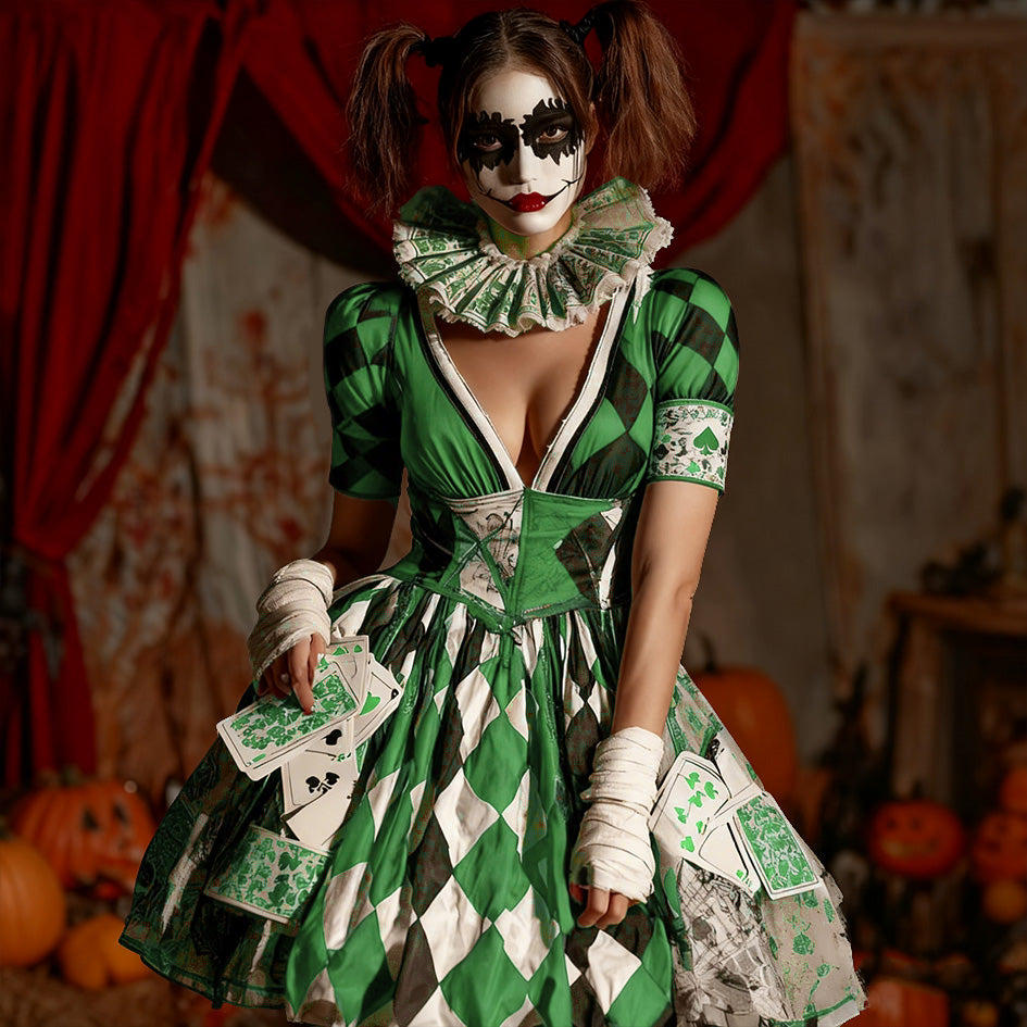 Women Halloween Cosplay Gothic Style Dress